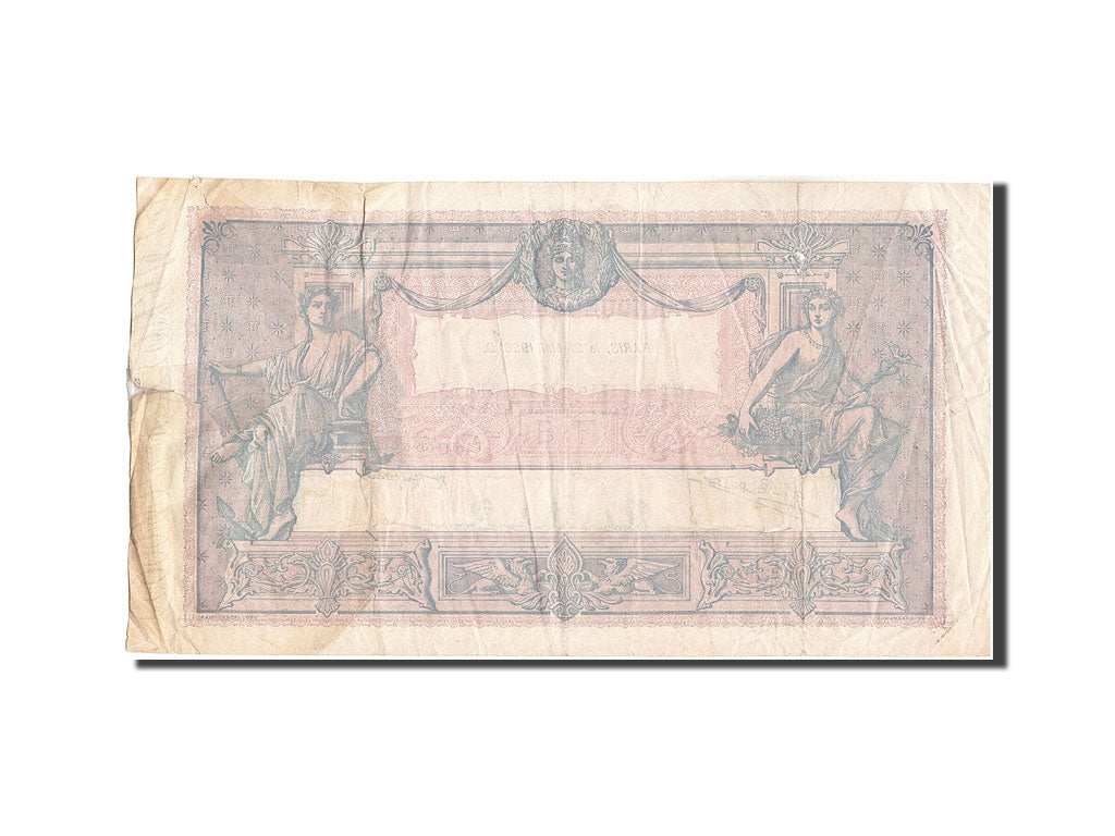 Frankreich, 1000 Francs, 1 000 F 1889-1926 ''Bleu et Rose'', 1926, KM:67j, 19...