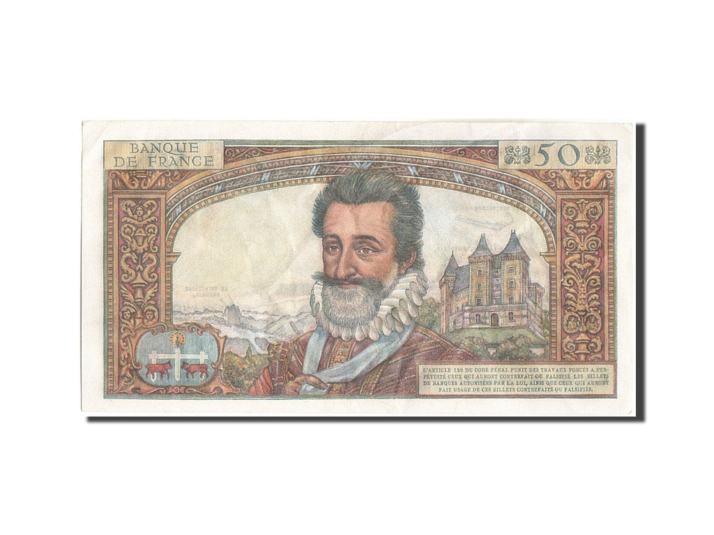 France, 50 Nouveaux Francs, 50 NF 1959-1961 ''Henri IV'', 1959, 1959-07-02, K...