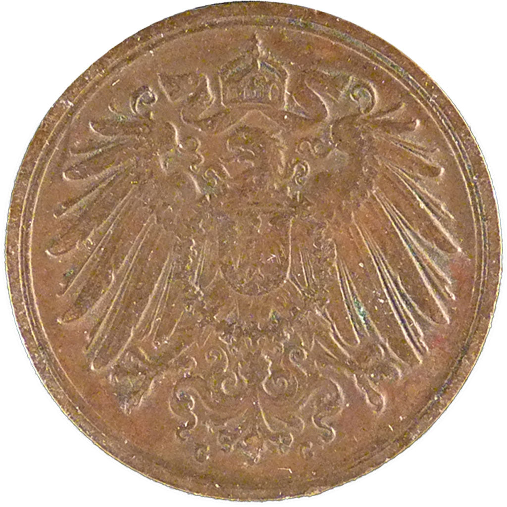 Germany, 1 Pfennig, 1895, Karlsruhe, EF(40-45), Copper, 2.00