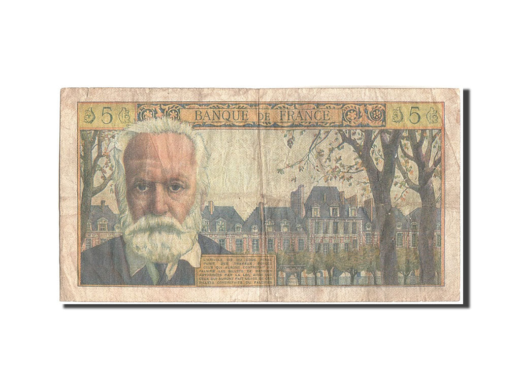France, 5 Nouveaux Francs, 5 NF 1959-1965 ''Victor Hugo'', 1959, 1959-10-15,...
