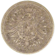 GERMANIA - IMPERO, Wilhelm I, 20 Pfennig, 1874, Berlin, MB, Argento, KM:5