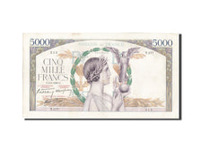 France, 5000 Francs, 5 000 F 1934-1944 ''Victoire'', 1939, KM:97a, 1939-05-04...