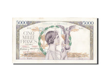 Francia, 5000 Francs, 5 000 F 1934-1944 ''Victoire'', 1939, KM:97a, 1939-05-0...