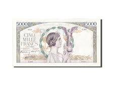 Banknote, France, 5000 Francs, 5 000 F 1934-1944 ''Victoire'', 1939, 1939-09-14