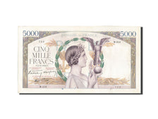France, 5000 Francs, 5 000 F 1934-1944 ''Victoire'', 1939, KM:97a, 1939-10-05...
