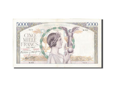 Francia, 5000 Francs, 5 000 F 1934-1944 ''Victoire'', 1939, KM:97a, 1939-07-2...