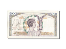 France, 5000 Francs, 5 000 F 1934-1944 ''Victoire'', 1939, KM:97a, 1939-07-20...