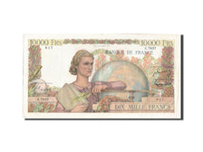 Francia, 10,000 Francs, 10 000 F 1945-1956 ''Génie Français'', 1954, KM:132...