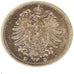 GERMANY - EMPIRE, 20 Pfennig, 1876, Munich, KM #5, EF(40-45), Silver, 1.10
