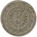GERMANIA - IMPERO, Wilhelm I, 20 Pfennig, 1888, Karlsruhe, BB, Rame-nichel