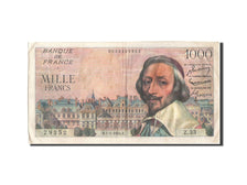 France, 1000 Francs, 1 000 F 1953-1957 ''Richelieu'', 1954, KM:134a, 1954-01-...