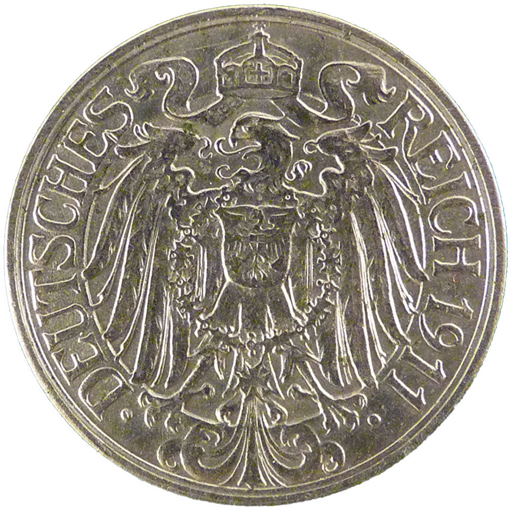 Wilhelm II, Allemagne, 25 Pfennig