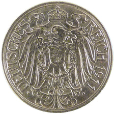 Wilhelm II, Allemagne, 25 Pfennig