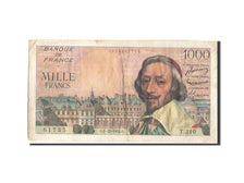 Francia, 1000 Francs, 1 000 F 1953-1957 ''Richelieu'', 1955, KM:134a, 1955-12...