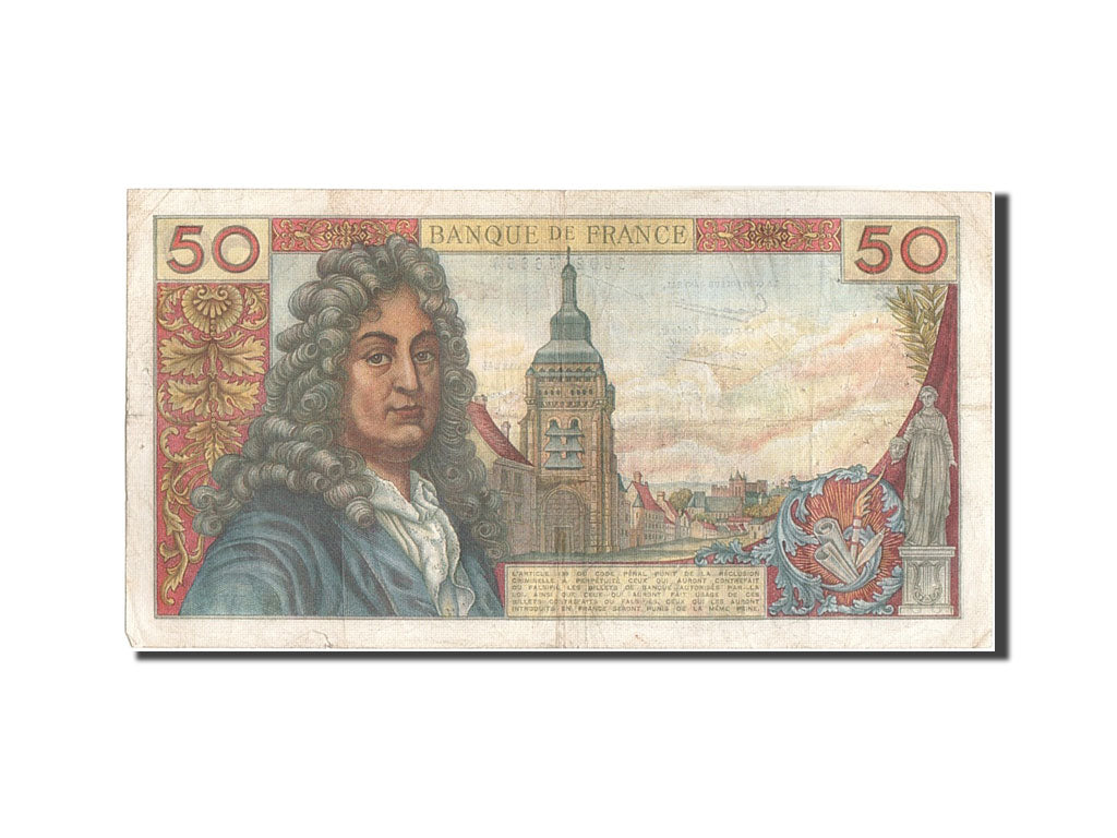 Billet, France, 50 Francs, 50 F 1962-1976 ''Racine'', 1962, 1962-06-07, TB