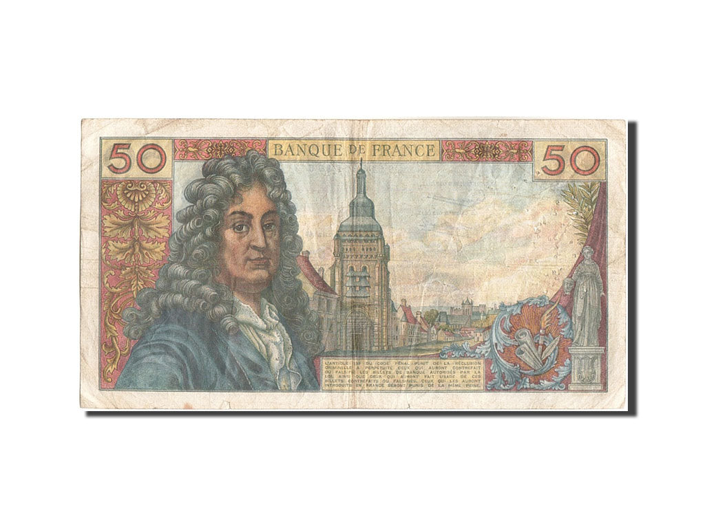 France, 50 Francs, 50 F 1962-1976 ''Racine'', 1963, KM:148a, 1963-02-07, VF(2...