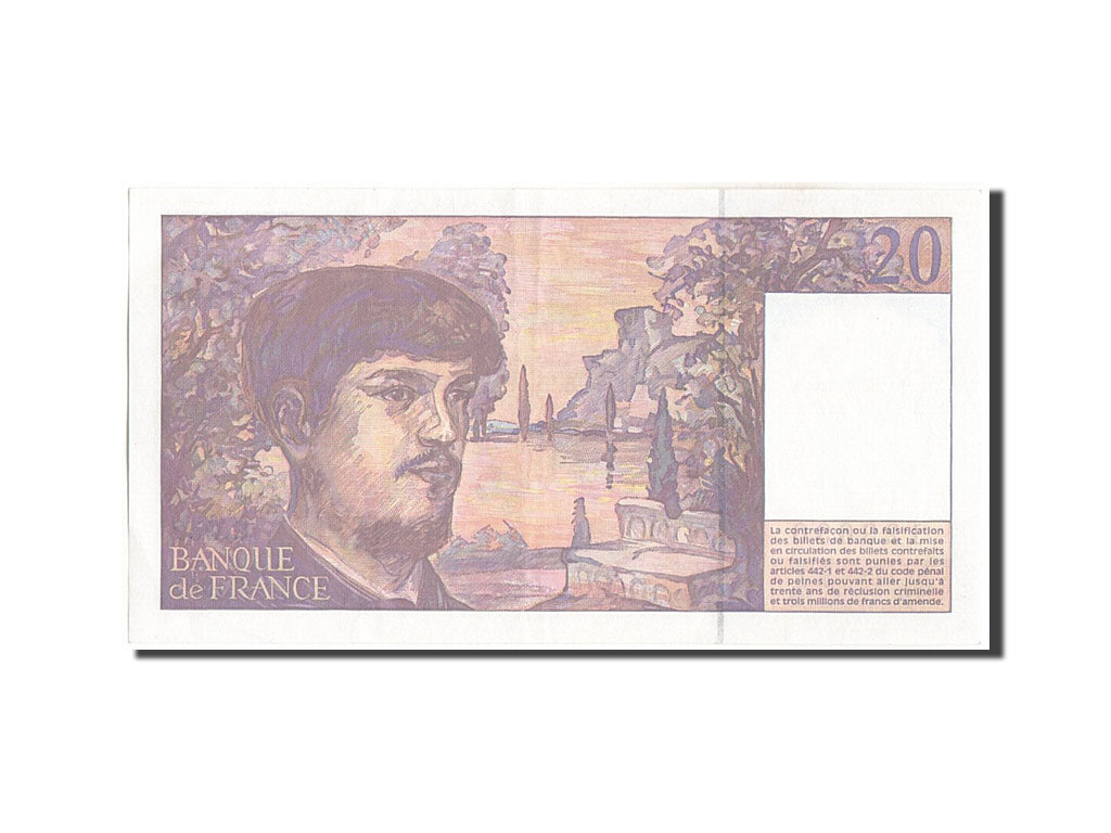 Banknote, France, 20 Francs, 20 F 1980-1997 ''Debussy'', 1997, 1997, UNC(60-62)
