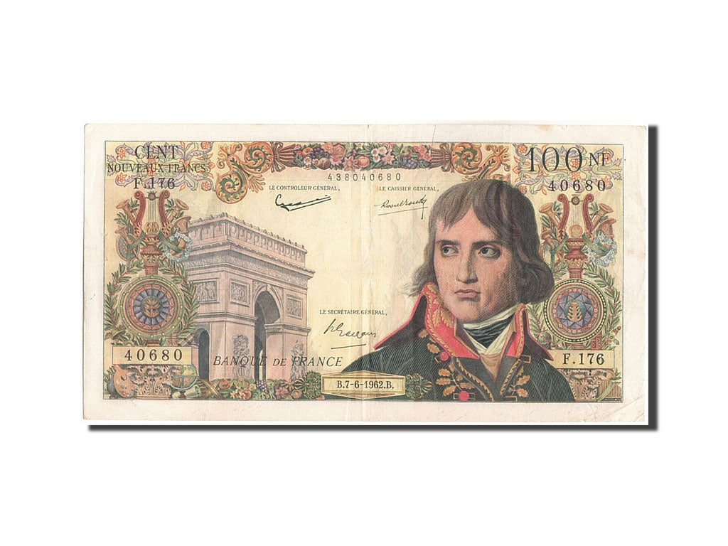 France, 100 Nouveaux Francs, 100 NF 1959-1964 ''Bonaparte'', 1962, KM:144a, 1...