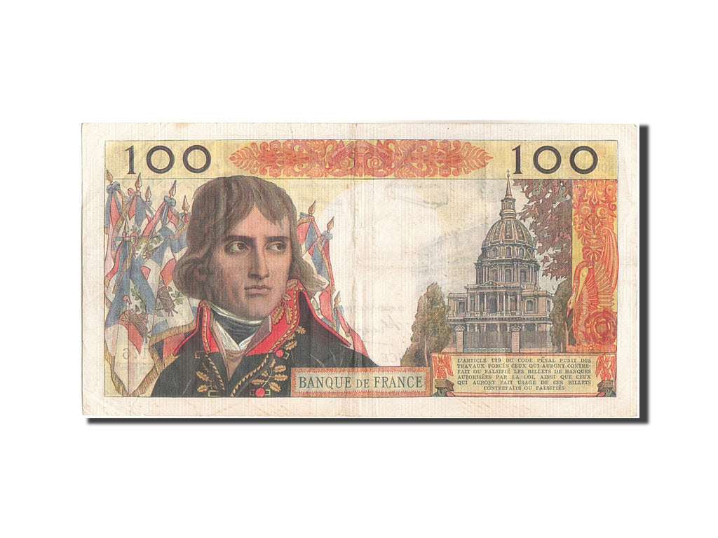 France, 100 Nouveaux Francs, 100 NF 1959-1964 ''Bonaparte'', 1962, KM:144a, 1...