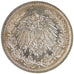 GERMANY - EMPIRE, 1/2 Mark, 1915, Berlin, KM #17, MS(60-62), Silver, 20, 2.80