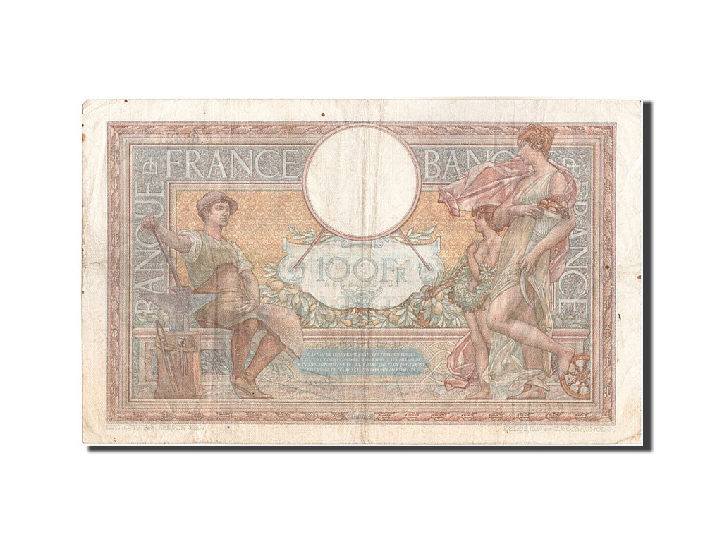Geldschein, Frankreich, 100 Francs, 100 F 1908-1939 ''Luc Olivier Merson''
