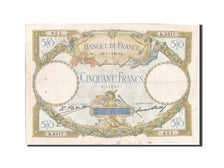 Banknot, Francja, 50 Francs, Luc Olivier Merson, 1931, 1931-07-02, VF(20-25)