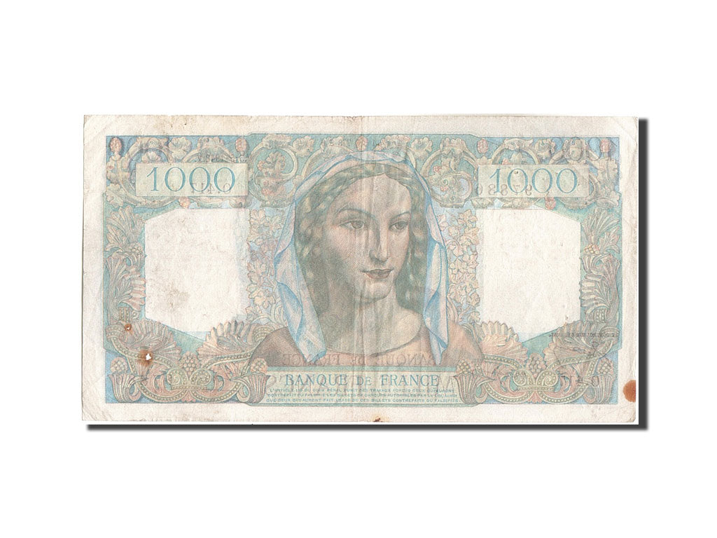 Banknote, France, 1000 Francs, 1 000 F 1945-1950 ''Minerve et Hercule'', 1948