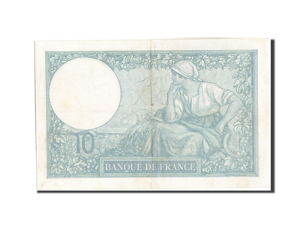 Banknote, France, 10 Francs, 10 F 1916-1942 ''Minerve'', 1939, 1939-10-19
