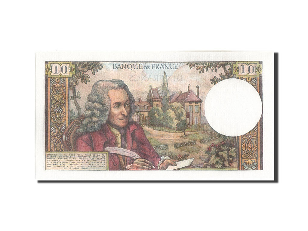Billete, Francia, 10 Francs, 10 F 1963-1973 ''Voltaire'', 1965, 1965-12-02, UNC