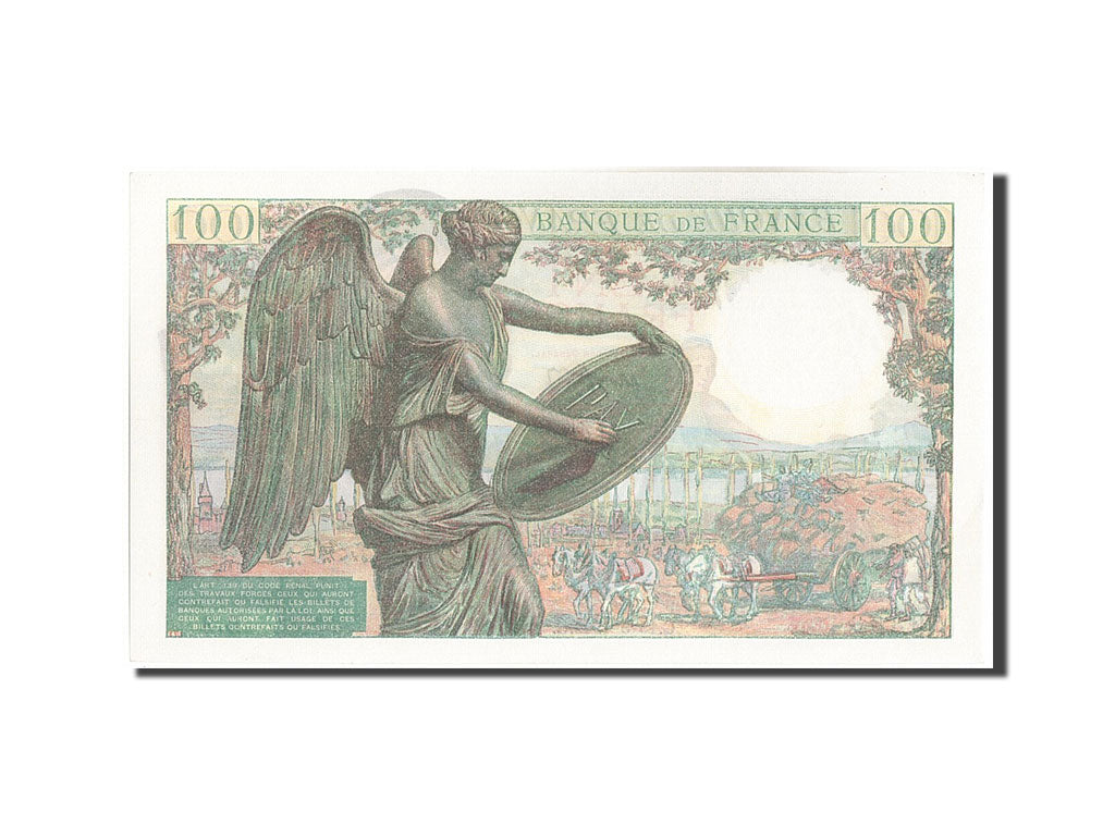 France, 100 Francs, 100 F 1942-1944 ''Descartes'', 1942, KM:101a, 1942-05-15,...