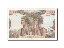 Francia, 5000 Francs, 5 000 F 1949-1957 ''Terre et Mer'', 1949, KM:131a, 1949...