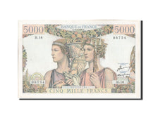 Billete, Francia, 5000 Francs, 5 000 F 1949-1957 ''Terre et Mer'', 1949