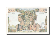 Frankreich, 5000 Francs, 5 000 F 1949-1957 ''Terre et Mer'', 1951, KM:131b, 1...