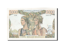France, 5000 Francs, 5 000 F 1949-1957 ''Terre et Mer'', 1951, 1951-04-05, KM...
