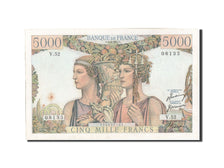 Banknote, France, 5000 Francs, 5 000 F 1949-1957 ''Terre et Mer'', 1951