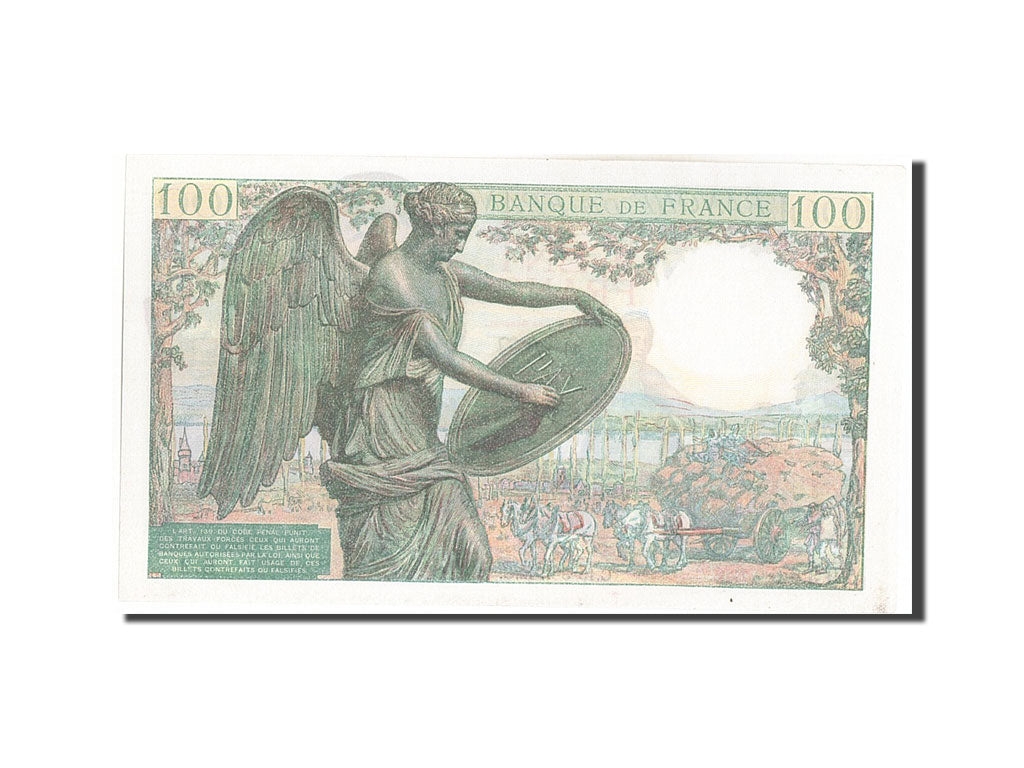 Billet, France, 100 Francs, 100 F 1942-1944 ''Descartes'', 1942, 1942-05-15