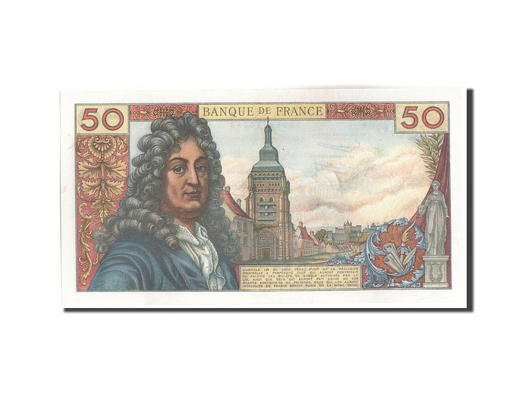 Banknote, France, 50 Francs, 50 F 1962-1976 ''Racine'', 1962, 1962-11-08
