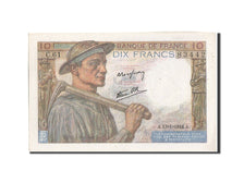 Francia, 10 Francs, 10 F 1941-1949 ''Mineur'', 1944, KM:99e, 1944-01-13, SC,...