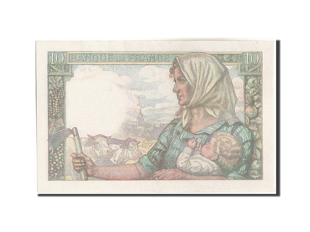 Billete, Francia, 10 Francs, 10 F 1941-1949 ''Mineur'', 1946, 1946-09-26, EBC