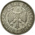 Moneda, ALEMANIA - REPÚBLICA FEDERAL, 2 Mark, 1951, Stuttgart, MBC+, Cobre -