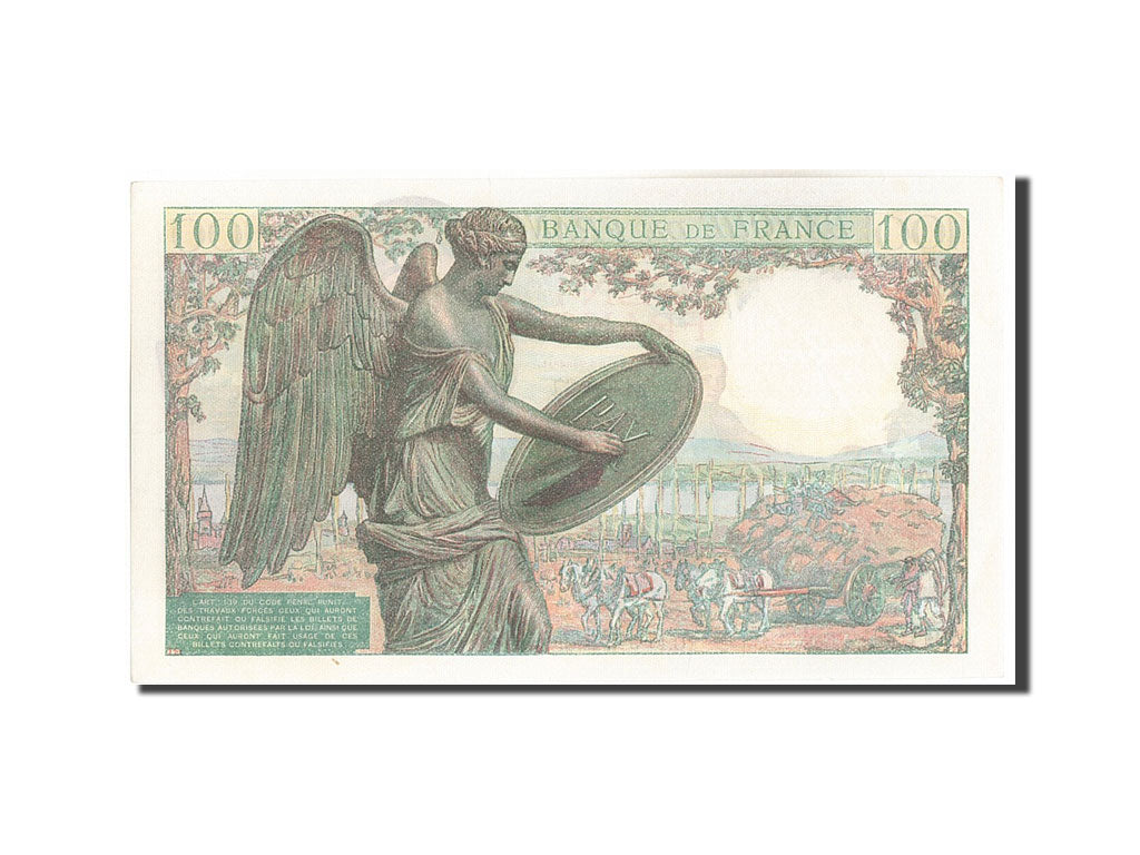 France, 100 Francs, 100 F 1942-1944 ''Descartes'', 1942, 1942-05-15, KM:101a,...