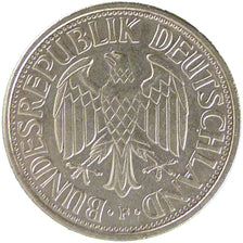 GERMANY - FEDERAL REPUBLIC, 2 Mark, 1951, Stuttgart, KM #111, EF(40-45),...