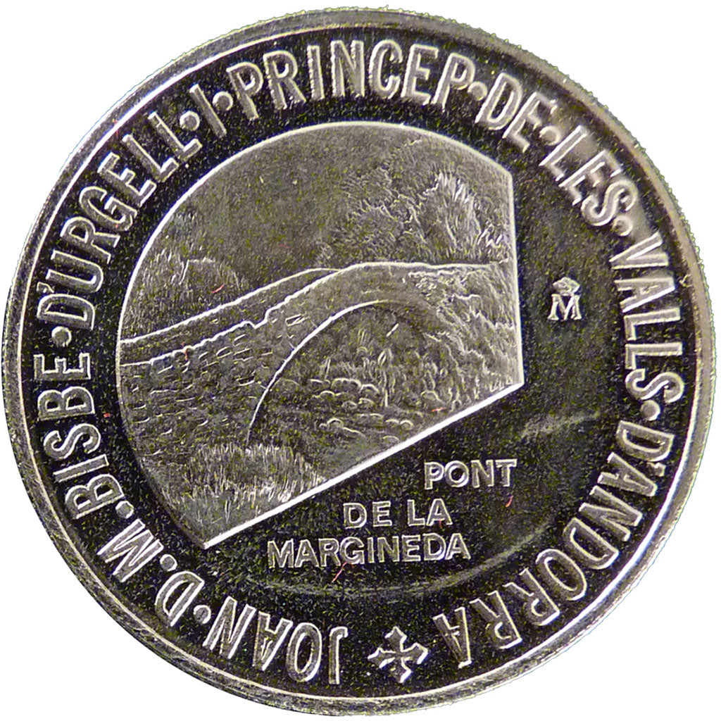 Andorra, 1 Diner, 1988, MS(65-70), Nickel, 25, 6.90