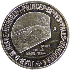 Andorra, 1 Diner, 1988, MS(65-70), Nickel, 25, 6.90