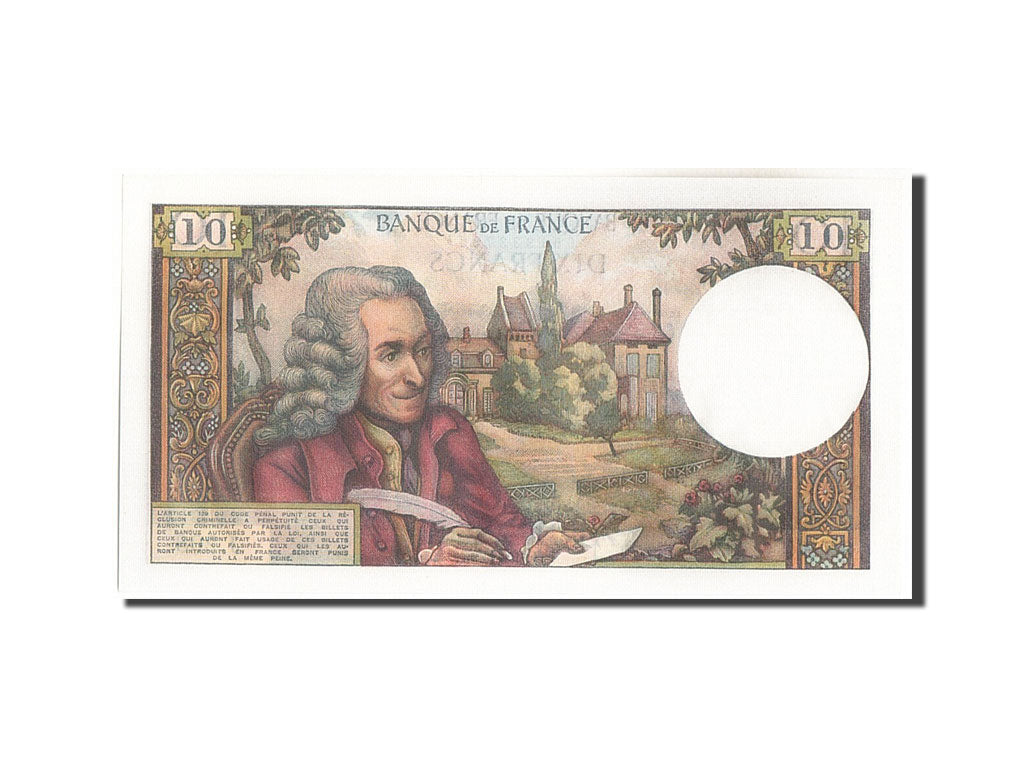 Banknote, France, 10 Francs, 10 F 1963-1973 ''Voltaire'', 1965, 1965-12-02