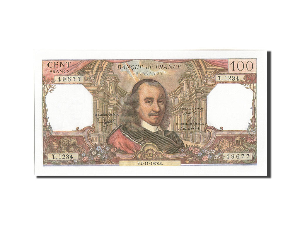 Banknote, France, 100 Francs, 100 F 1964-1979 ''Corneille'', 1978, 1978-11-02