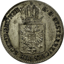 Moneta, Austria, Franz Joseph I, 6 Kreuzer, 1849, Vienne, SPL, Argento