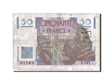 Frankreich, 50 Francs, 50 F 1946-1951 ''Le Verrier'', 1950, KM:127b, 1950-03-...