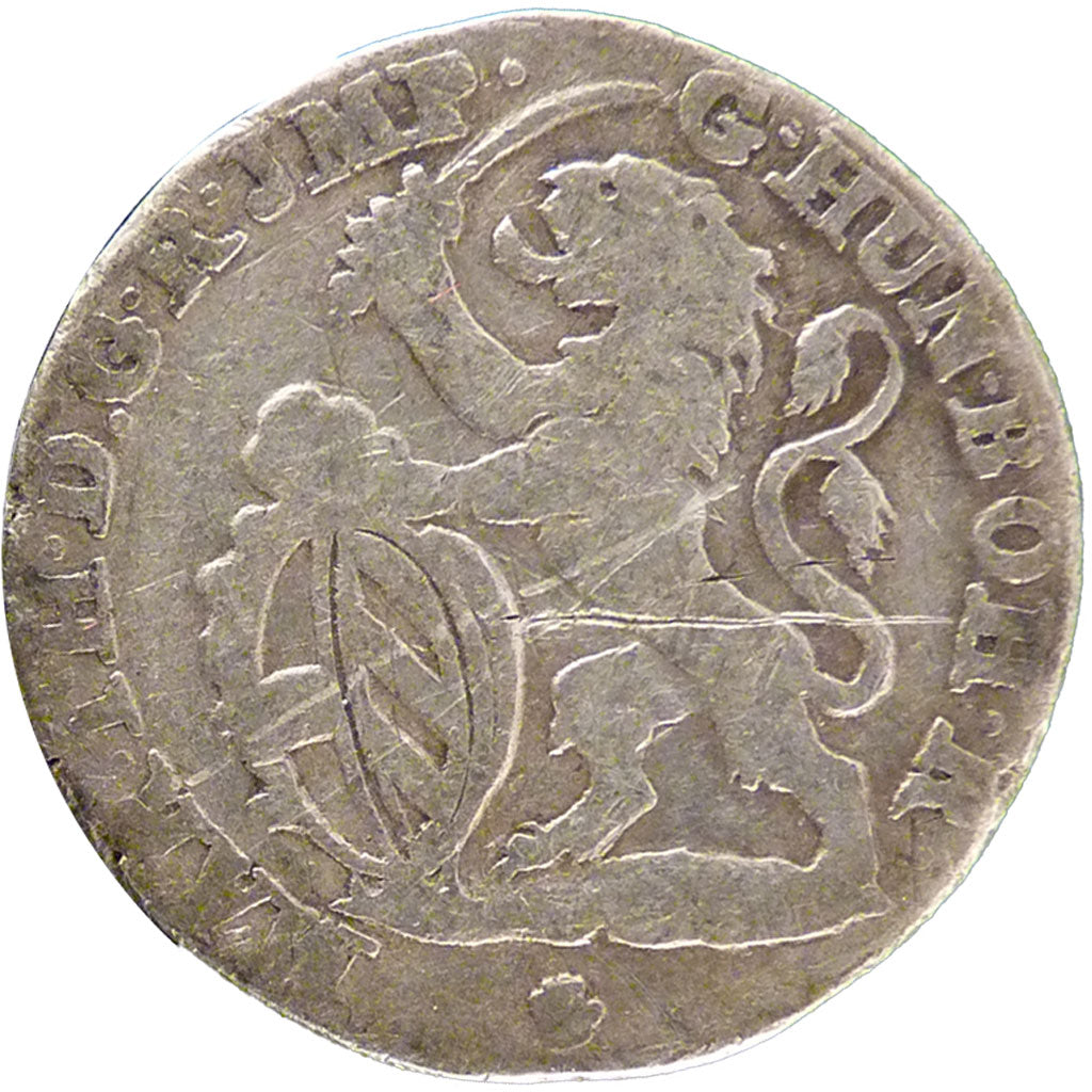 Belgium, Escalin, 1750, Anvers, VG(8-10), Silver, 4.20