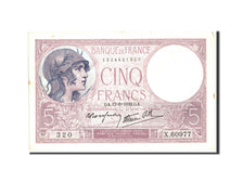 Geldschein, Frankreich, 5 Francs, 5 F 1917-1940 ''Violet'', 1939, 1939-08-17